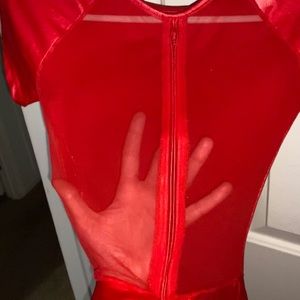 HOT RED DRESS